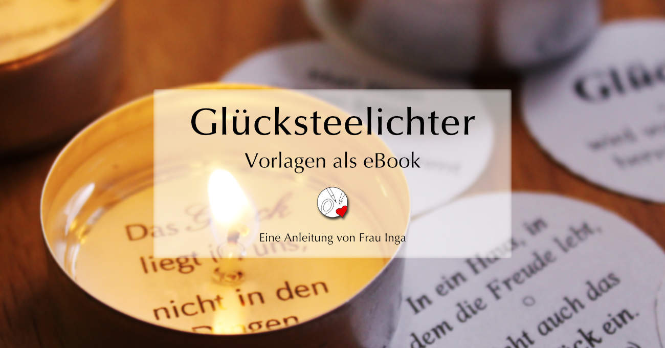 Gluckskerzen Zu M Verschenken Ebook Mit 40 Vorlagen